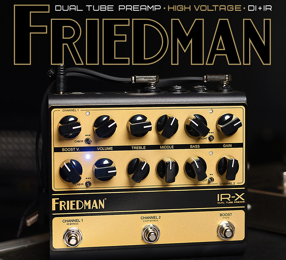 FRIEDMAN IR-X Dual Tube Preamp